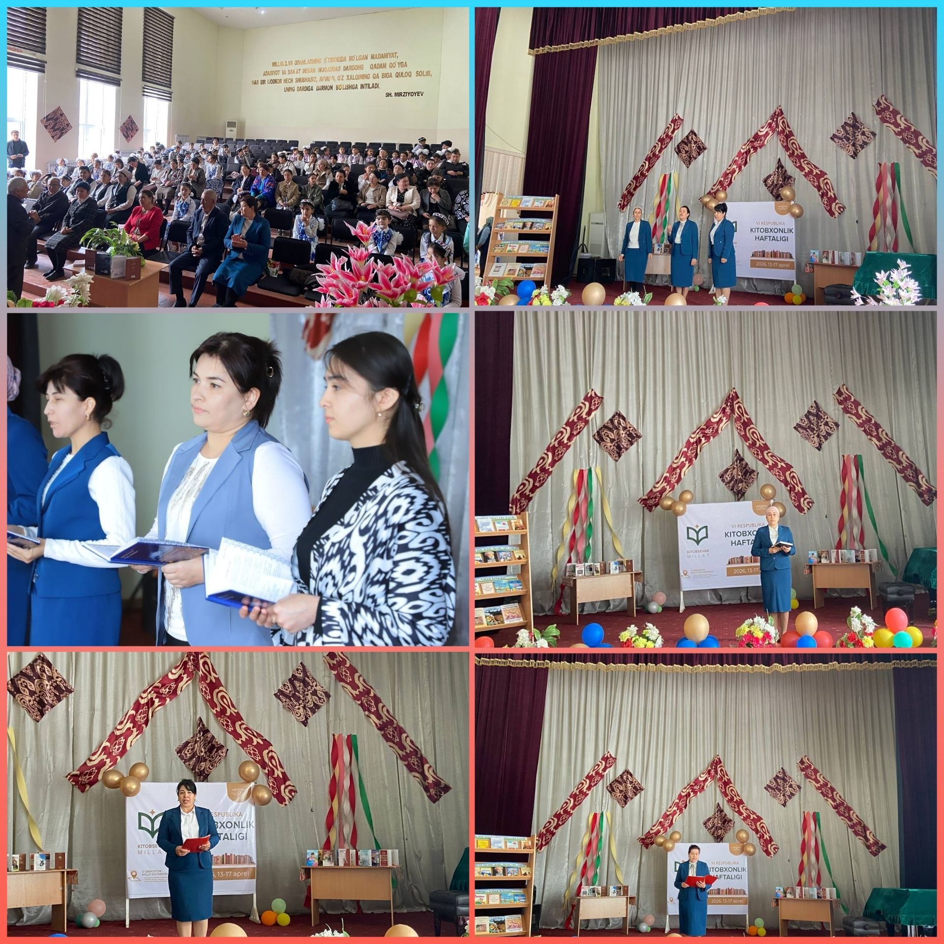 “Kitobxonlik haftaligi” doirasida Yangiariq tuman Axborot-kutubxona markazi xodimlari tomonidan turli madaniy-ma’rifiy chiqishlar tashkil etildi.